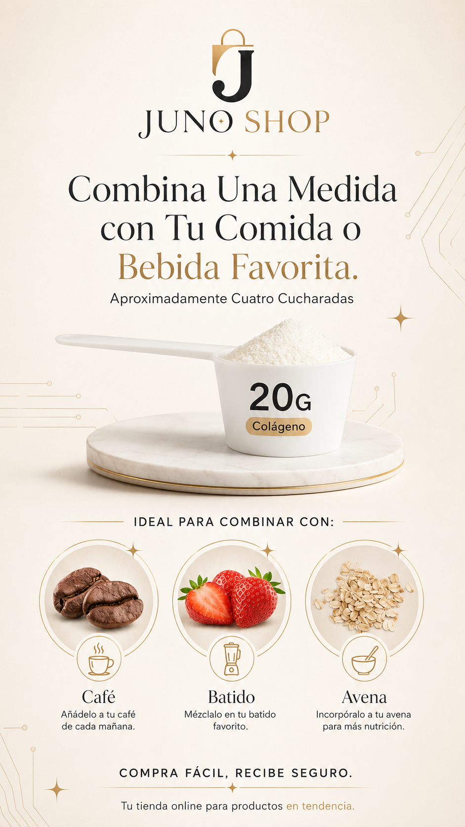 Polvo De Colágeno Neocell Biopéptidos 30